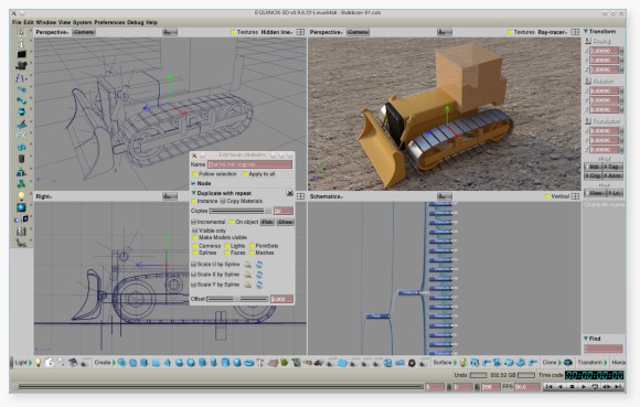 EQUINOX 3D Bulldozer, work in progress (Gabor Nagy)