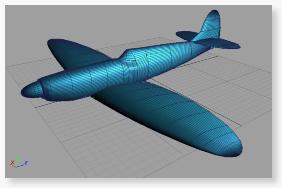 EQUINOX 3D Spitfire, work in progress by Andrew Beardmore, U.K.