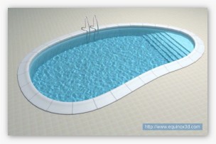 EQUINOX-3D Pool caustics
